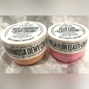 Sol de Janeiro Rosa Charmosa Dewy Cream 75 ml & Beija Flor Elastic Cream 50 ml